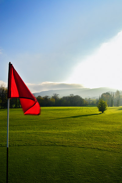 Red, Green and Blue: Stepaside Public Golf Course, Stepaside, South Co. Dublin, Ireland.